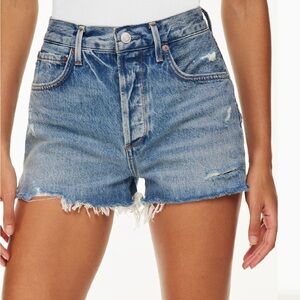Agolde Blue Jean Shorts